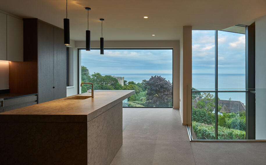 Gold Polished Concrete